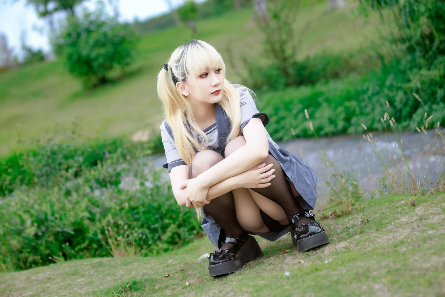 阿雪雪 - No.024 湿地JK [78P-1.77GB] tg@simisebaisi 【丝足阁】012.webp